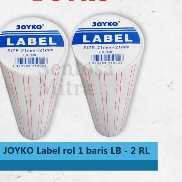 

✷ Label rol 1 baris LB-2 RL Joyko 1 Baris | Price Label MX 5500m 1 Line ❆