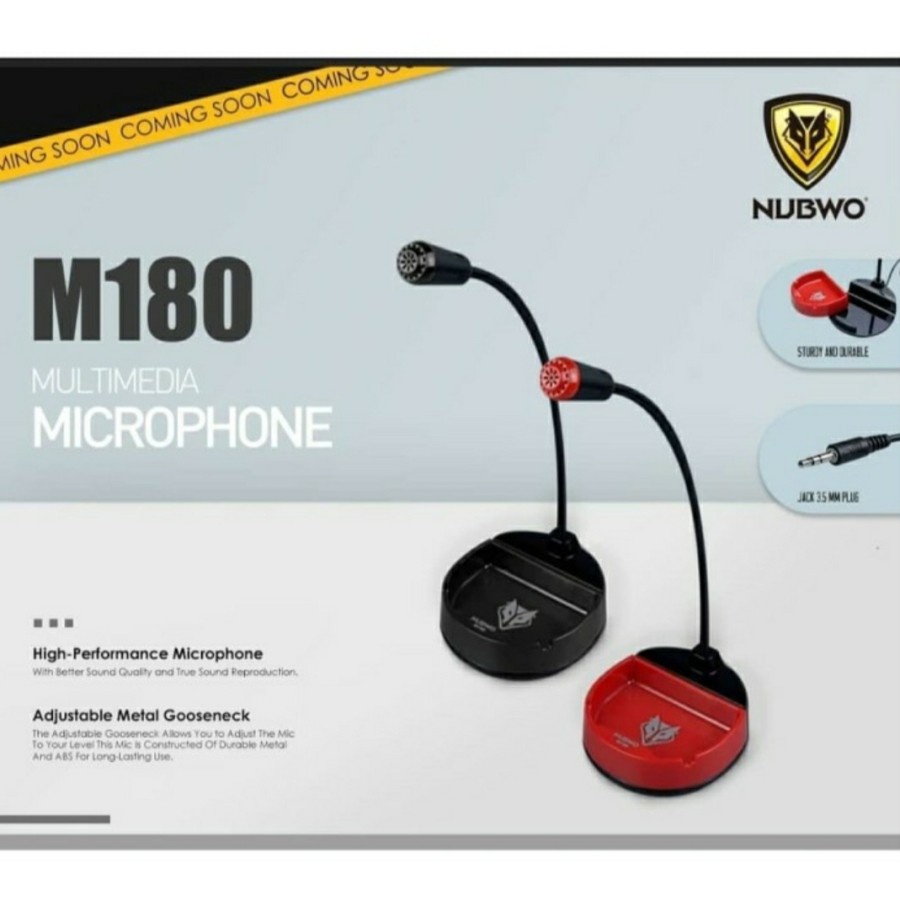 Microphone Nubwo m180 /Mic PC/Mic Condenser/Mic Nubwo