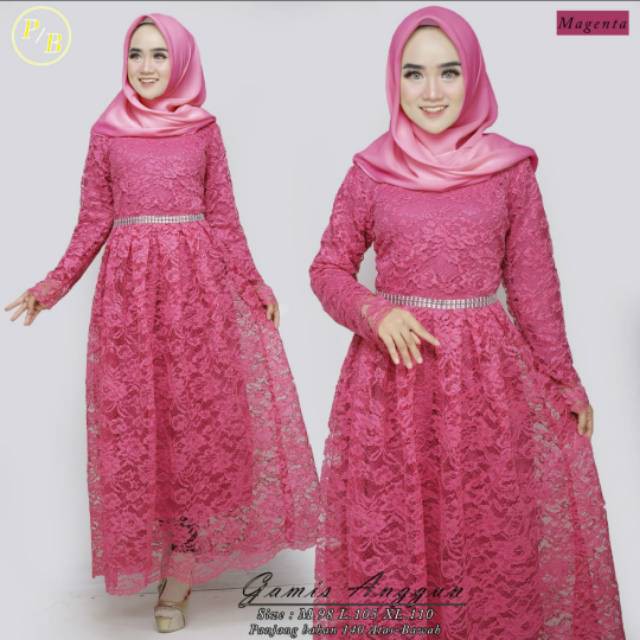 Realpic Maxi Brukat Anggun Original Butik