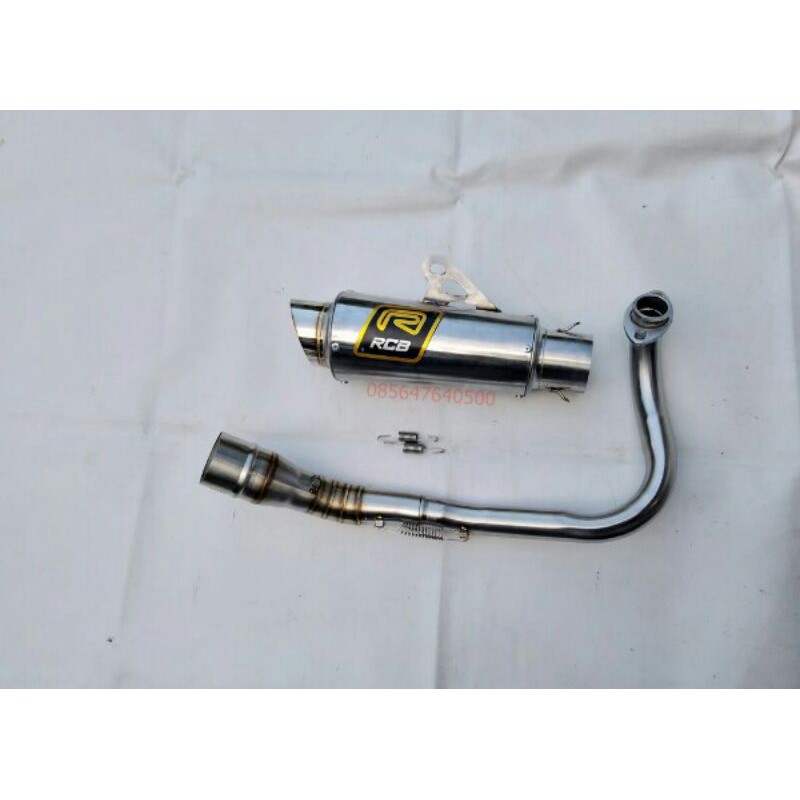 knalpot rcb matic pcx genio scoopy beat vario 125 150 adv stainles