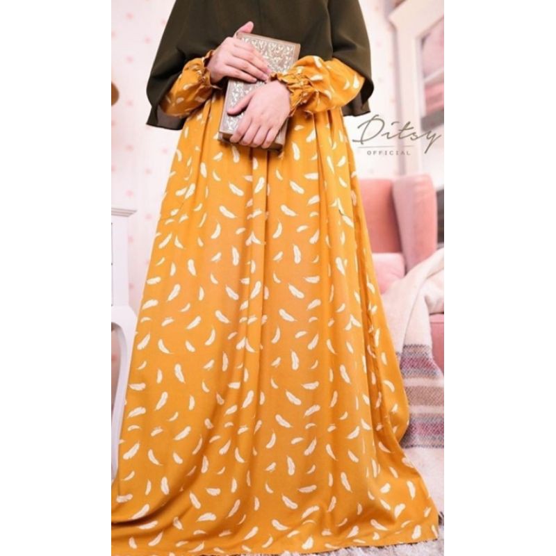 Ditsy November 2020 Quill Mustard Nightgown size L