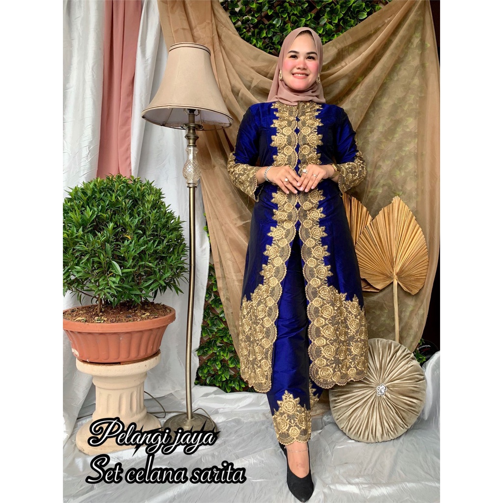 SET CELANA SARITA / KEBAYA MODERN / KEBAYA PESTA / BAJU PESTA MODERN / PJ