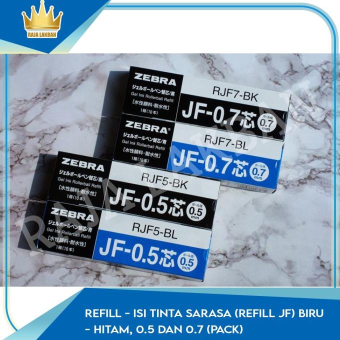 

Refill / isi tinta Sarasa (refill JF) biru / hitam, 0.5 dan 0.7 (PACK)