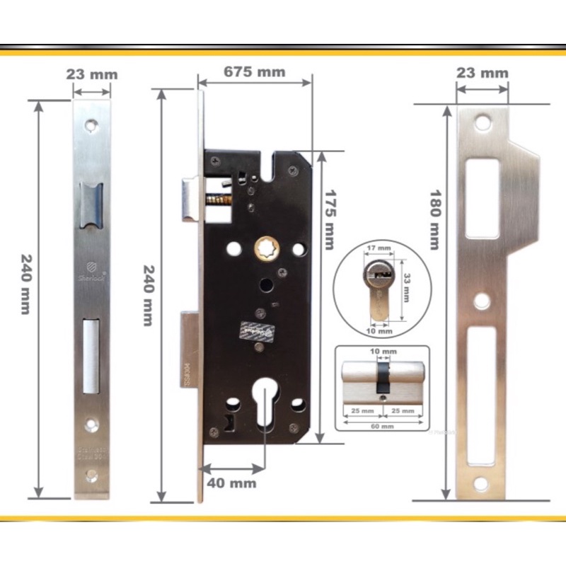 PROMO TERMURAH KUNCI HANDLE PINTU PISAH BRILON SUS 304 SET KUNCI PINTU KOMPLIT KNOP PUTAR HANDLE PISAH MODEL  KNOP PISAH/KUNCI PINTU LENGKAP STANLIS STEEL COMPUTERS