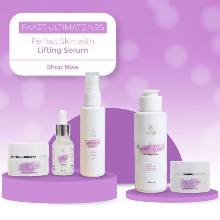 PAKET NBS SKINCARE ULTIMATE WITH SERUM BPOM NONI BEAUTY SKIN
