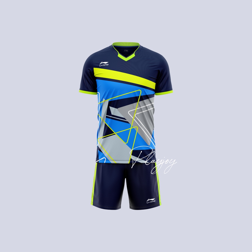 1 SET PAKAIAN OLAHRAGA PRIA WANITA DEWASA BAJU BULUTANGKIS KAOS BADMINTON LINING JERSEY PRINTING