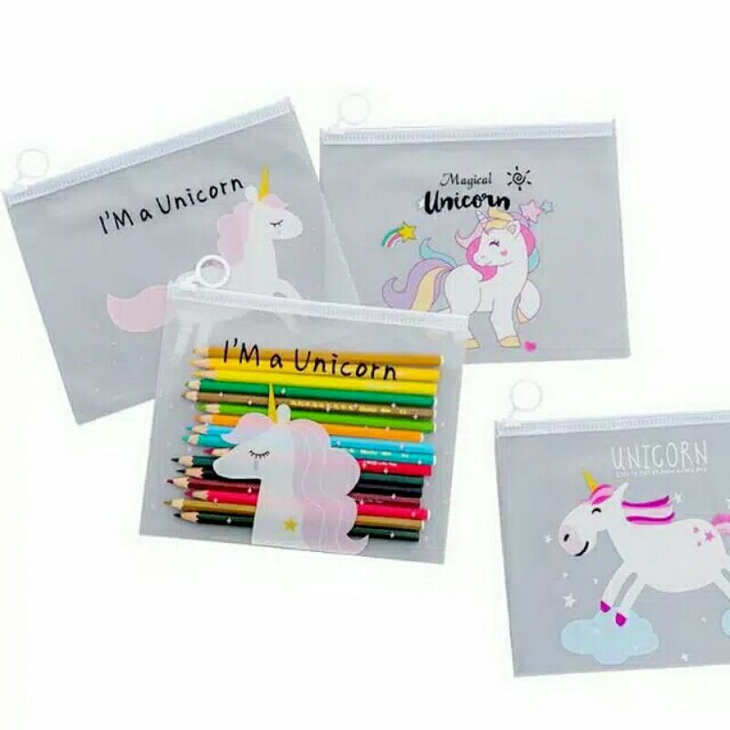 

⭐️ Jendela Kosmetik ⭐️ Tempat Pensil Anak / Kotak Pensil Anak / Tempat Pensil Unik / Kotak Pensil Unik ( Motif Unicorn )