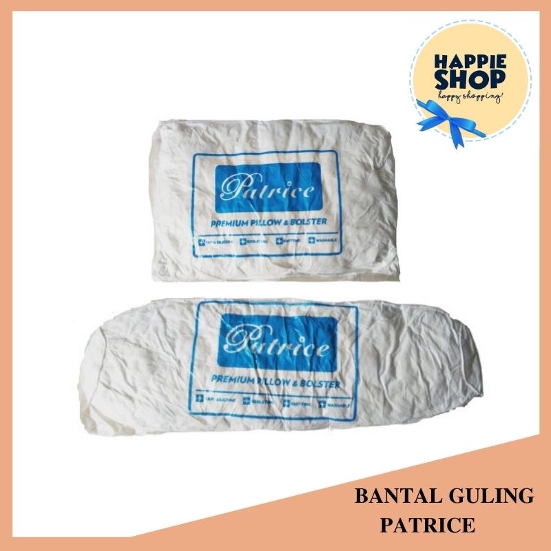 BANTAL dan GULING merk PATRICE bahan SILICON kain Knitting Resleting