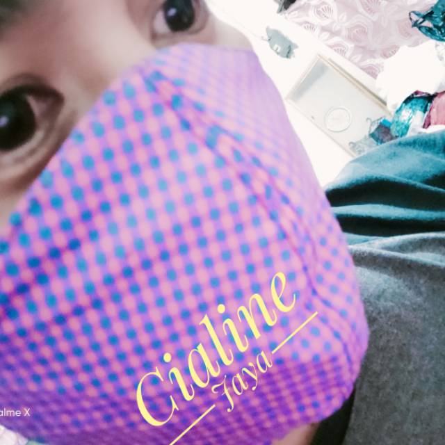 Masker kain 3 lapis