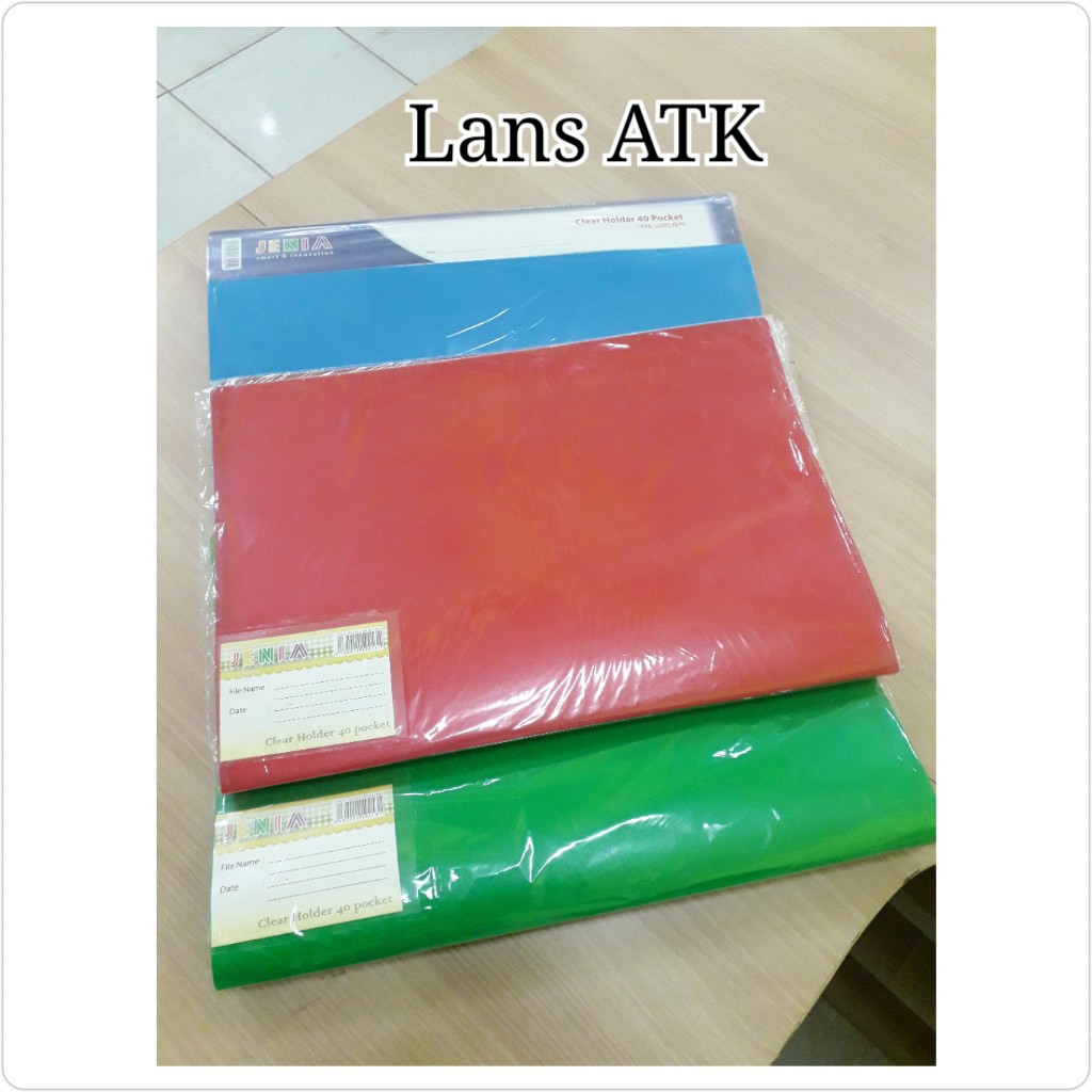 

Map Clear Holder Jenia / Display book Isi 40 Pocket Folio