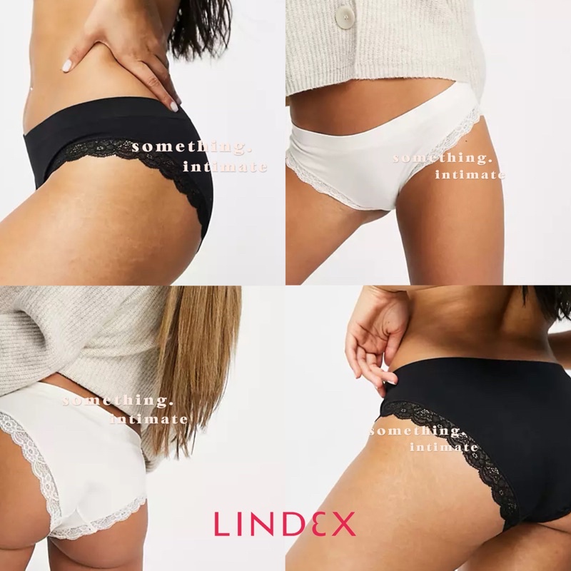 LINDEX Seamless Eco Modal High Rise Panty Brief Celana Dalam Highwaisted CD Stretch HW Underwear