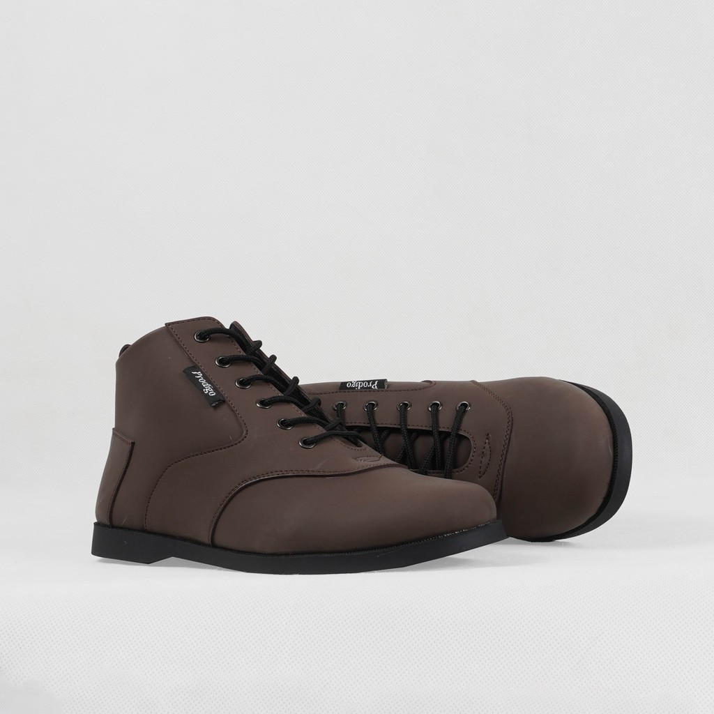 Prodigo * Sepatu Pria Rama Brown | Sepatu High | Sepatu Formal | Casual | tali | Terbaru