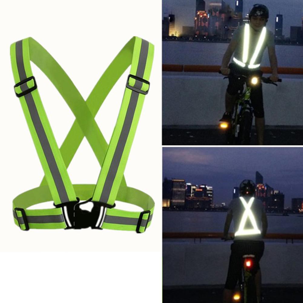 Rompi pantul cahaya light reflector vest baju pengaman proyek malam jalan raya