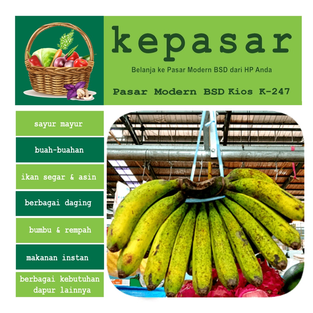 

Pisang Barangan 1 sisir