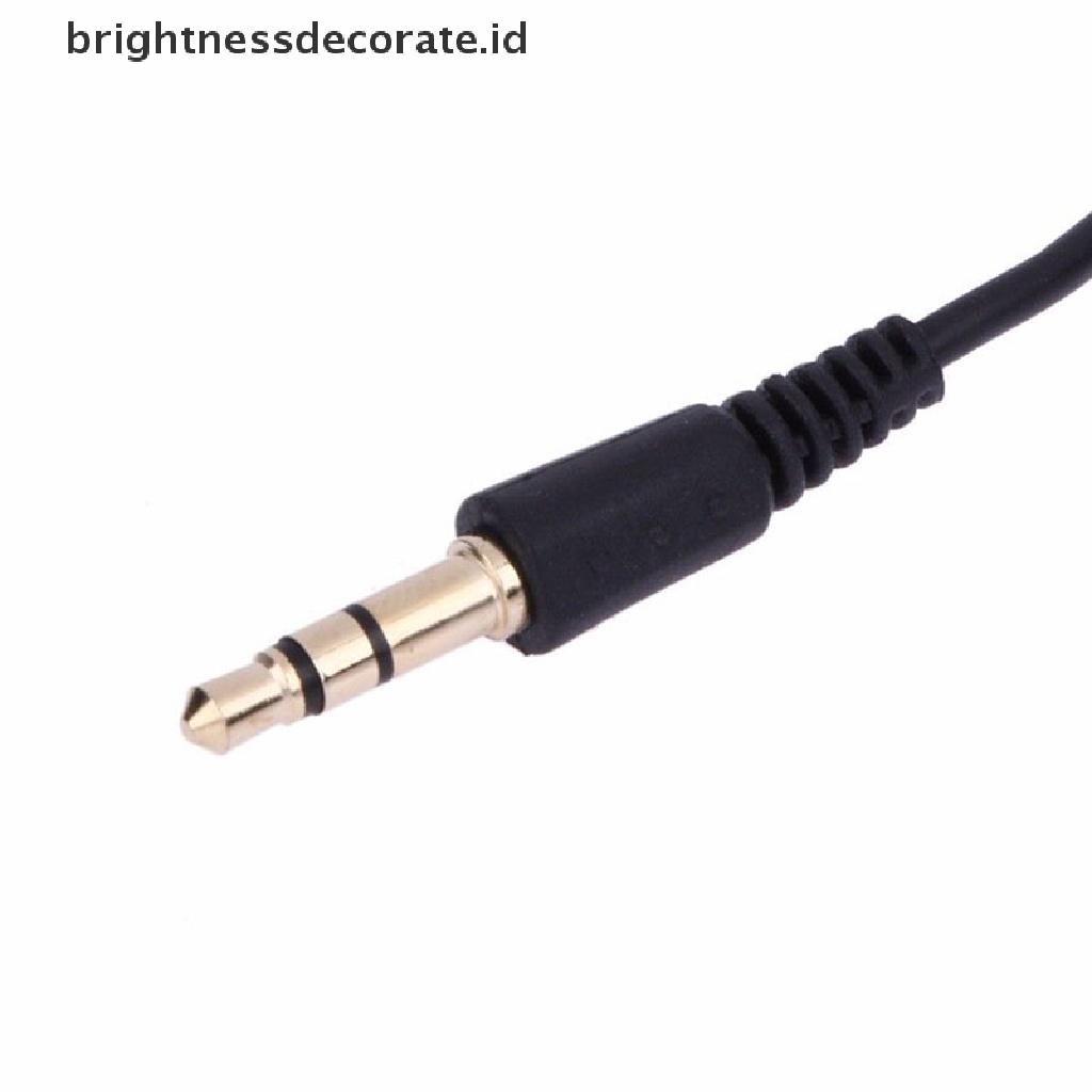 Kabel Extension Audio 3.5mm Male Ke Female Dengan Kontrol Volume Untuk Earphone