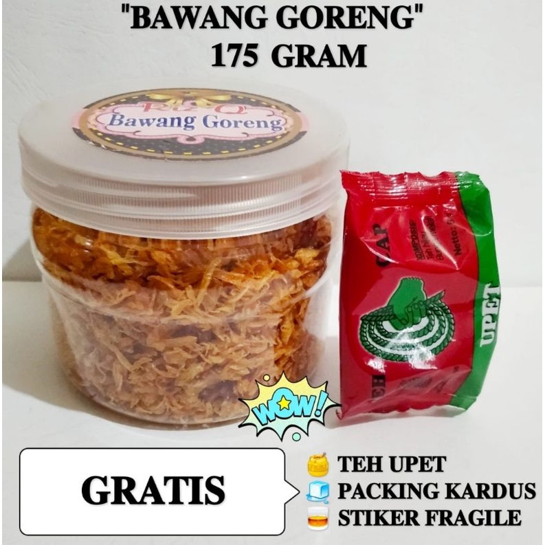

Bawang Goreng ENAK GRATIS teh upet