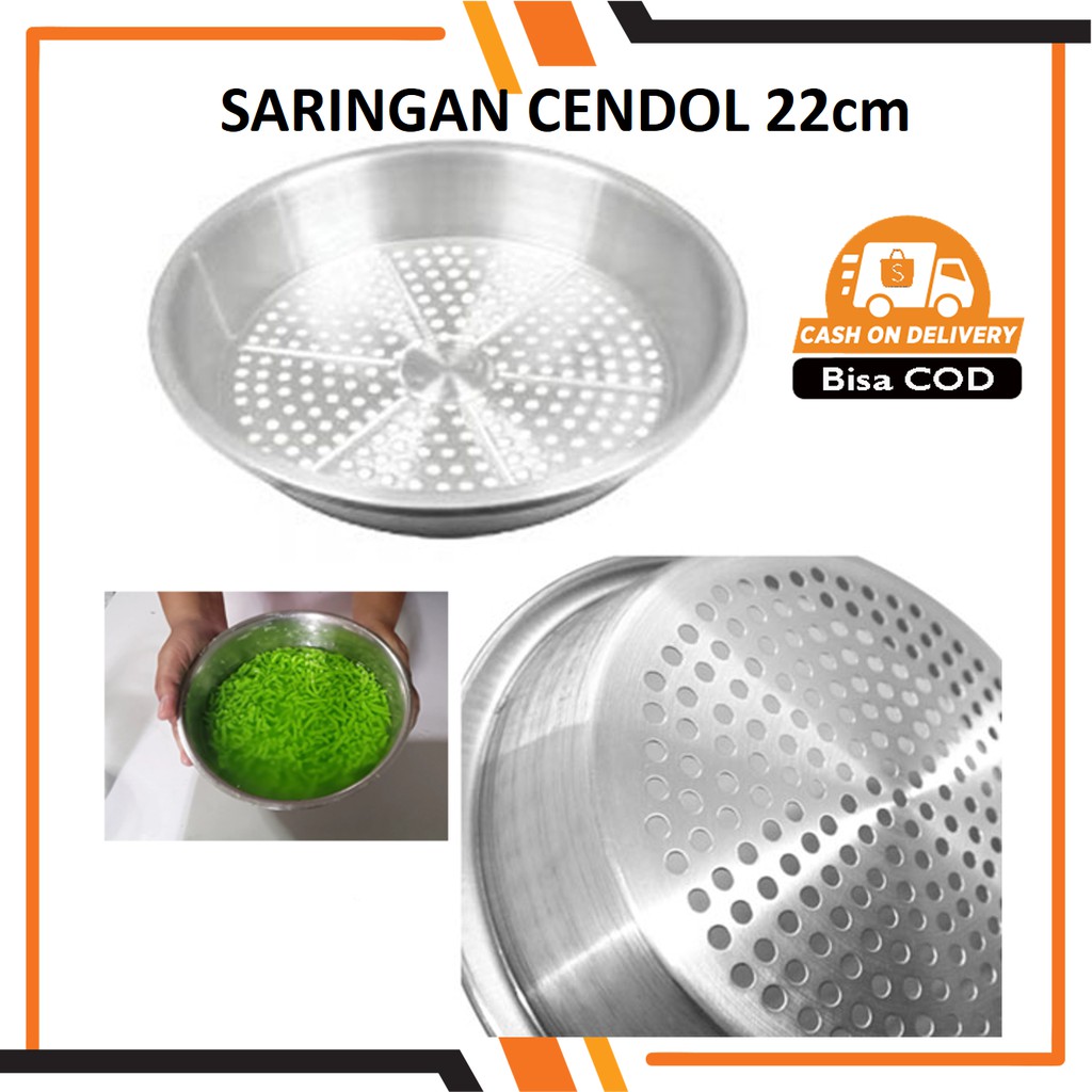 LOGAM JAWA Saringan Cendol Aluminium 22cm