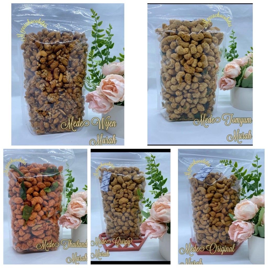 

Kacang Mede Rasa/Original/ Wijen/Crispy/Thailand/Madu 500gr/Mede Murah/Mede Enak