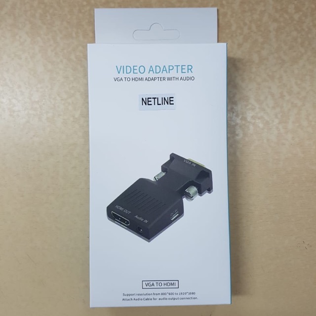 VGA TO HDMI MINI ADAPTER WITH AUDIO NETLINE