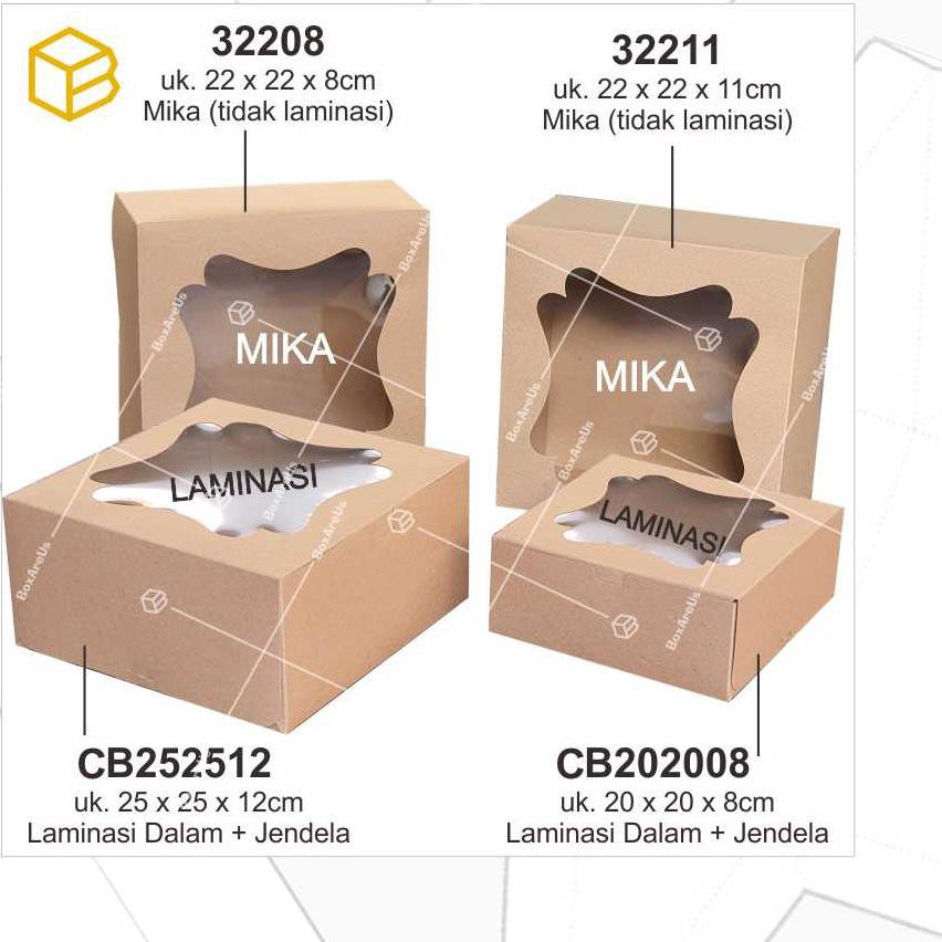 

» 0II Dus Kue Cake Box Kotak Packaging Kemasan - CB 0II ❤️
