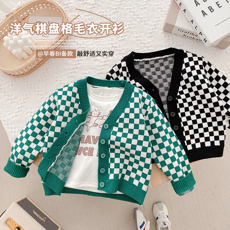 Zahra Cardigan Anak Perempuan Two Tone Bahan Rajut | Atasan Anak Kekinian Umur 1 - 5 Tahun