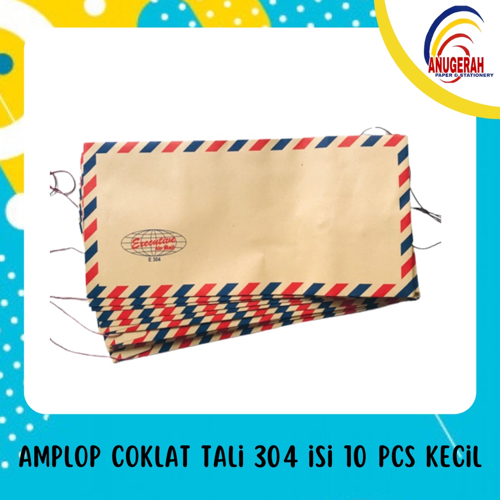 

Amplop Coklat Tali 304 isi 10 pcs Kecil (PAK)