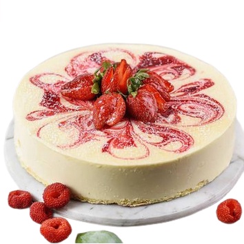 BIRTHDAY CAKE RASPBERRY D20 / KUE BOLU ULANG TAHUN CHEESE CAKE / CIZZ CHEESECAKE & FRIENDS OLEH OLEH