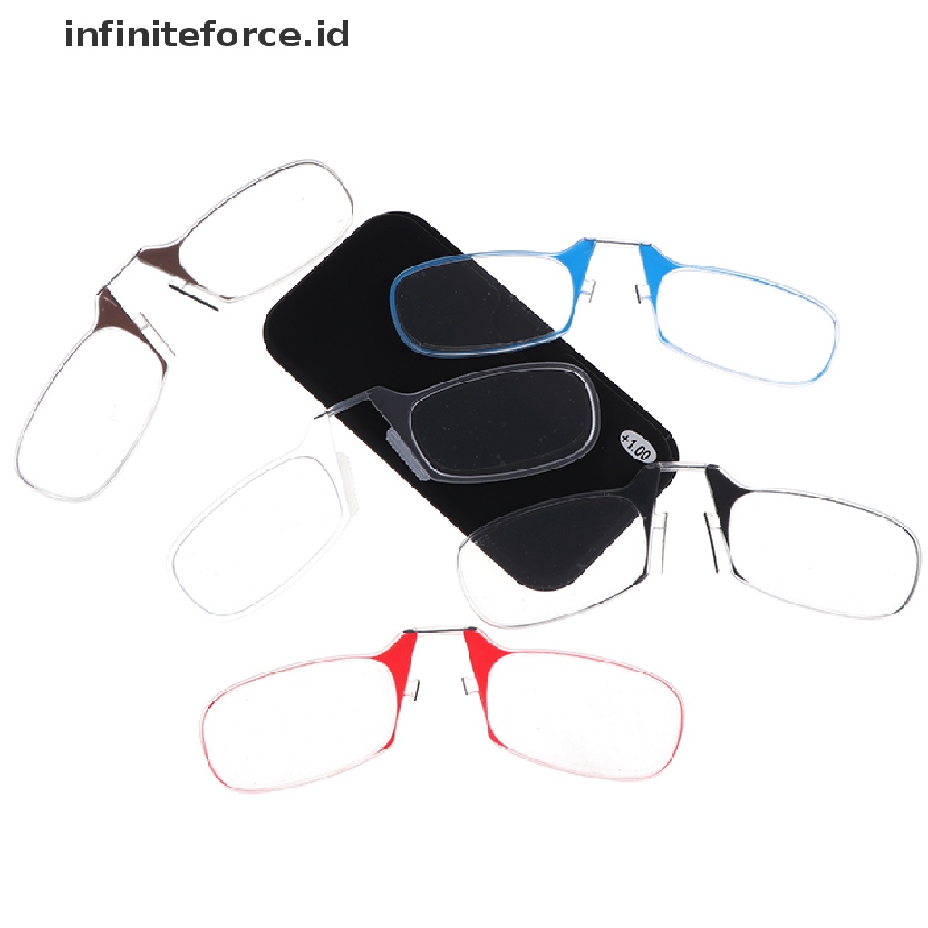 1pc Kacamata Baca Presbiopi Portable Ultra Tipis Untuk Pria