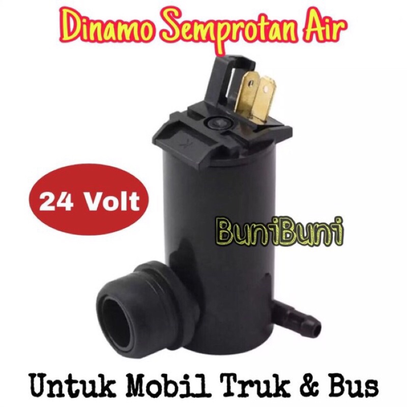 Motor Washer 24V / Dinamo Tabung Air Wiper / Semprotan Air Wiper Mobil Truk PS 100 Colt Diesel 24V