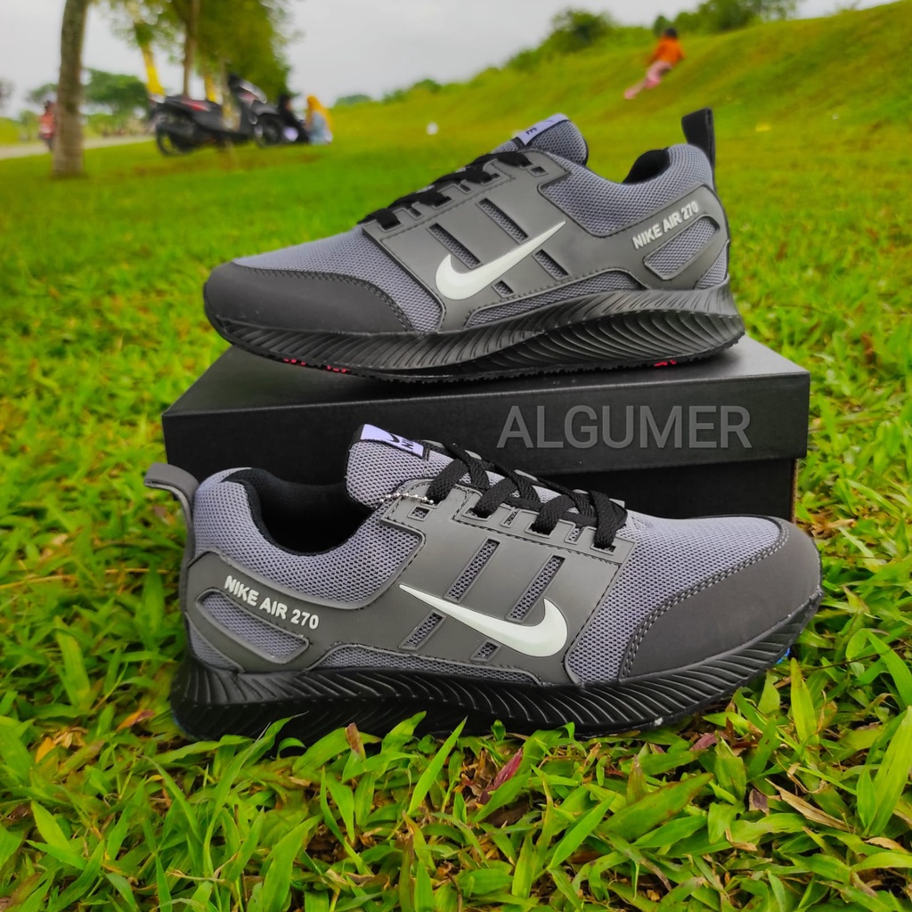 SEPATU PRIA DAN WANITA NIK AIR270 GREY WHITE  ,SEPATU SANTAI COUPLE , SEPATU OLAHRAGA , SEPATU KERJA, SEPATU SEKOLAH , SEPATU HITAM , SEPATU NAVY , SEPATU FULL BLACK , SEPATU LARI , SEPATU SENAM , SEPATU GOES , SEPATU GYM , SNEAKERS PRIA DAN WANITA