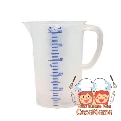 Gelas Ukur Takar 500ml Green Leaf / Gelas Takar 500ml