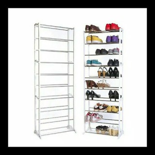 Amazing Shoe Rack Rak Sepatu 10 Susun Rak Sepatu 10 Tingkat Htp076 Kode 489 Shopee Indonesia