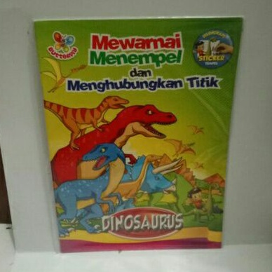 

Buku Mewarnai Menempel Dan Menghubungkan Titik Dinosaurus