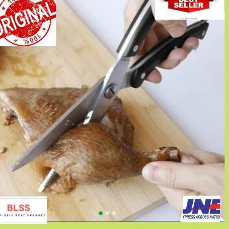 

TERBARU!!!! GUNTING DAGING GUNTING MAKANAN SERBAGUNA SERBA GUNA GUNTING SEAFOOD STAINLESS STEEL ANTI