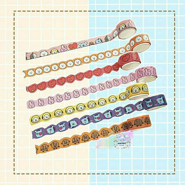 

BT21 WAVE MASKING TAPE