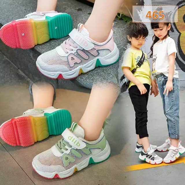 Sepatu Anak Sneakers Korea Cewek Cowok AIA - 465