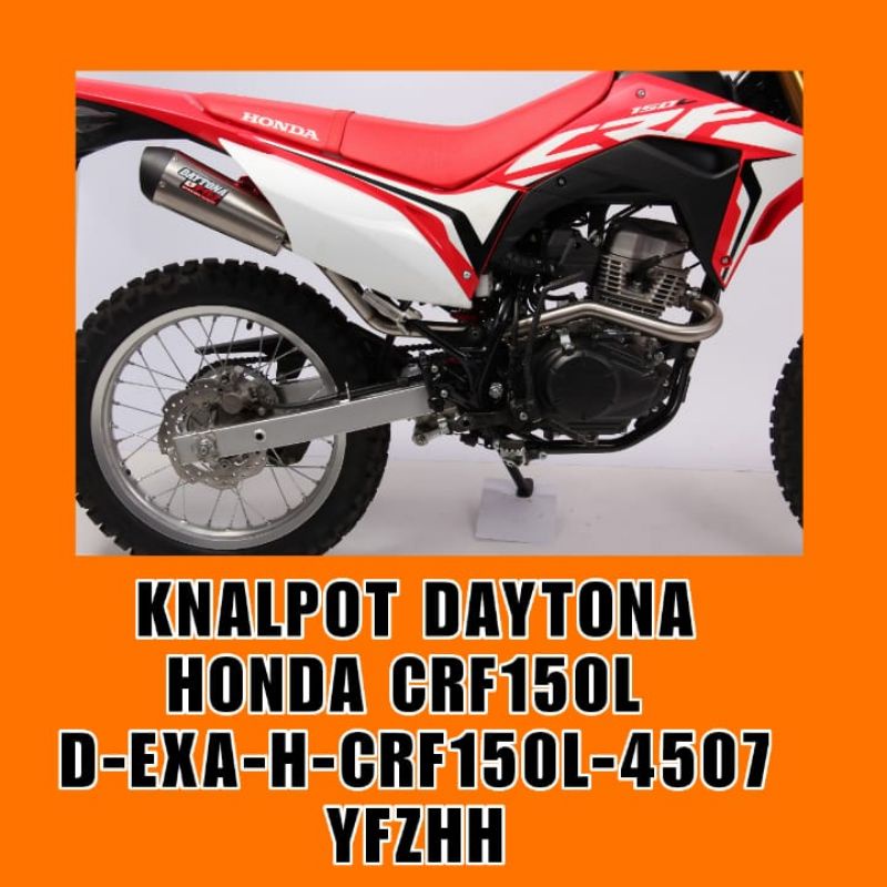 KNALPOT KENALPOT DAYTONA GP TAPER HONDA CRF150L ORIGINAL