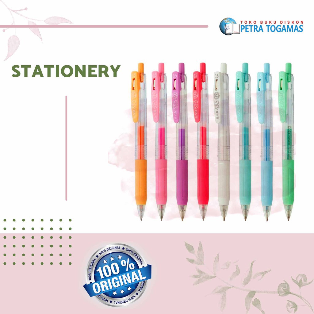

SARASA MILKY 0.5 REG/BALLPOINT SARASA CLIP 0.5 ZEBRA REG