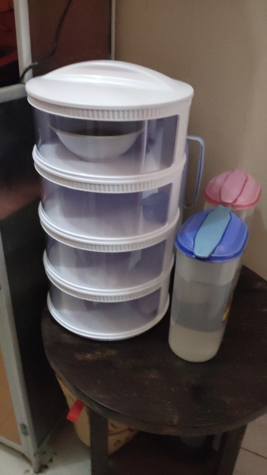 [acq] Food Storage 4 Layer / Rak Penyimpanan Makanan