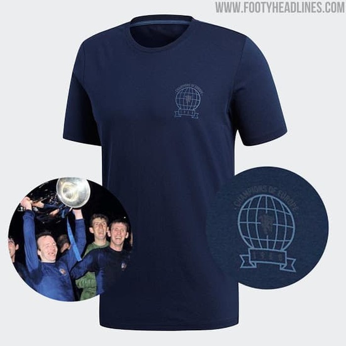 Kaos Baju Combed 30S Distro MU Manchester United 1968 2018 Anniversary