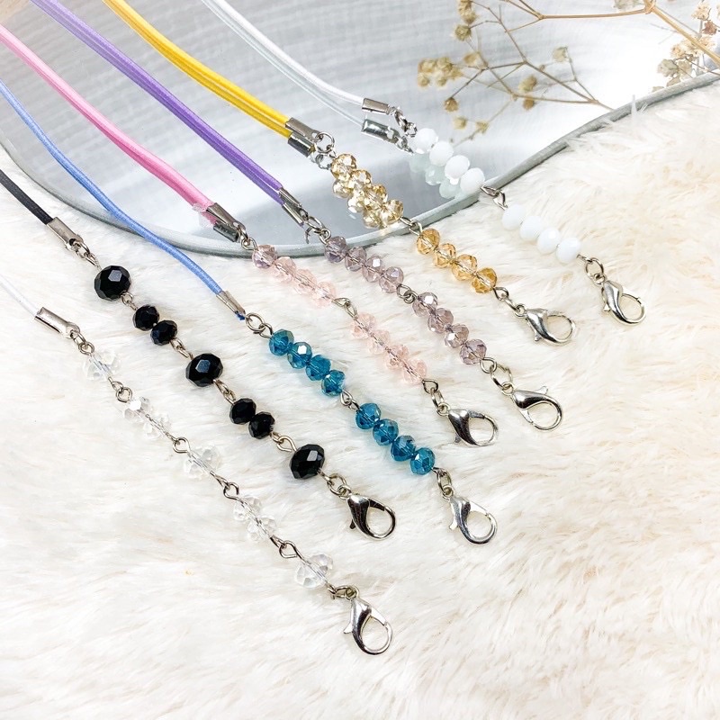 Strap Masker with Stopper/ Strap Masker 2in1 konektor masker hijab tali rantai/gantungan tali masker