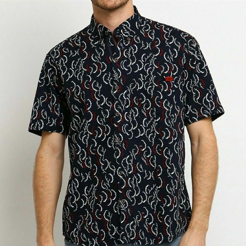 Kemeja Pria - Poshboy Widadoko Men Modern Batik Shirt