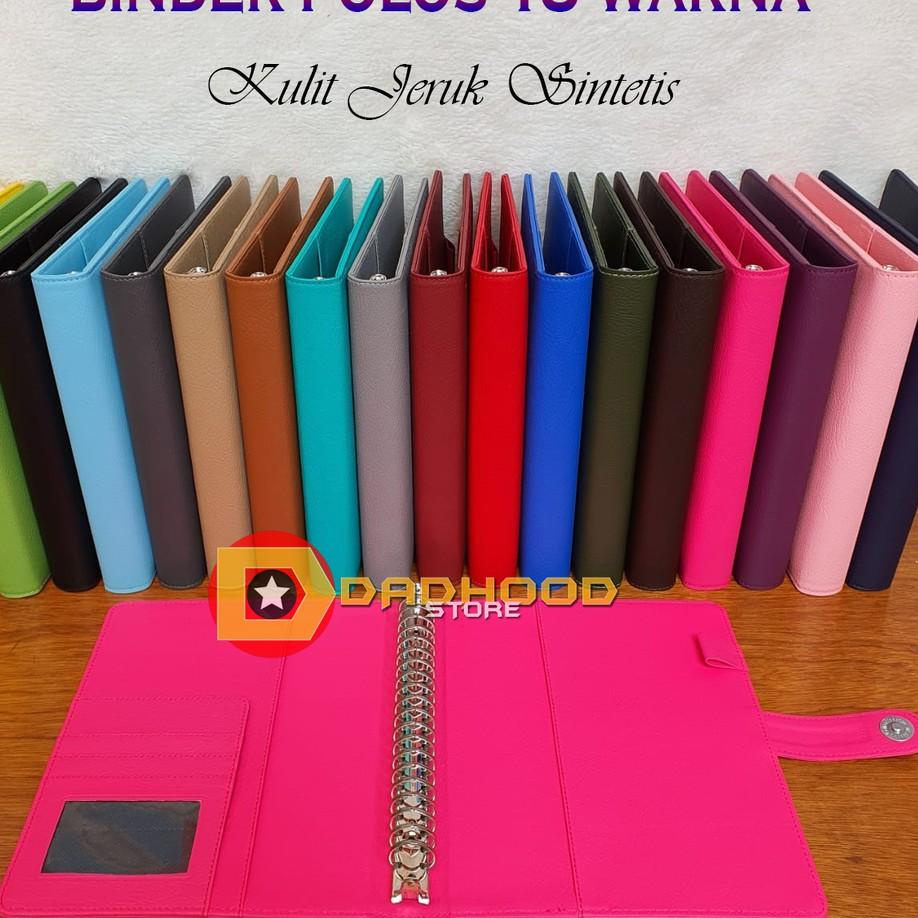 

Terjangkau BINDER POLOS 18 WARNA PILIHAN A5 DAN B5 ,.
