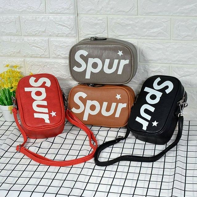 Tas fashion Spur - mirip supreme - Tas slempang TH-66385