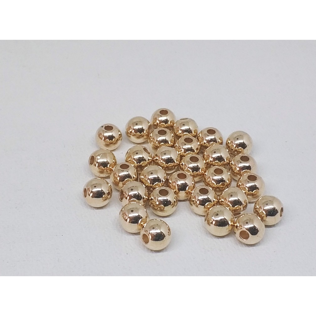 Payet Mutiara Beads 8mm kw1 Jepang, 100 gr, Silver, Gold, Lt Gold, Rosegold