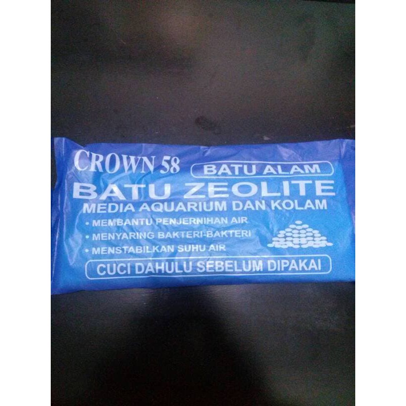 BATU ZEOLITE ZEOLITE ACTIVE MEDIA FILTER AQUARIUM KOLAM BATU ALAM CROWN 58