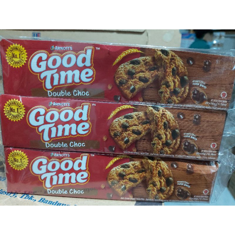 

Good Time Cookies Double Chocholate 16gr x 12 pcs