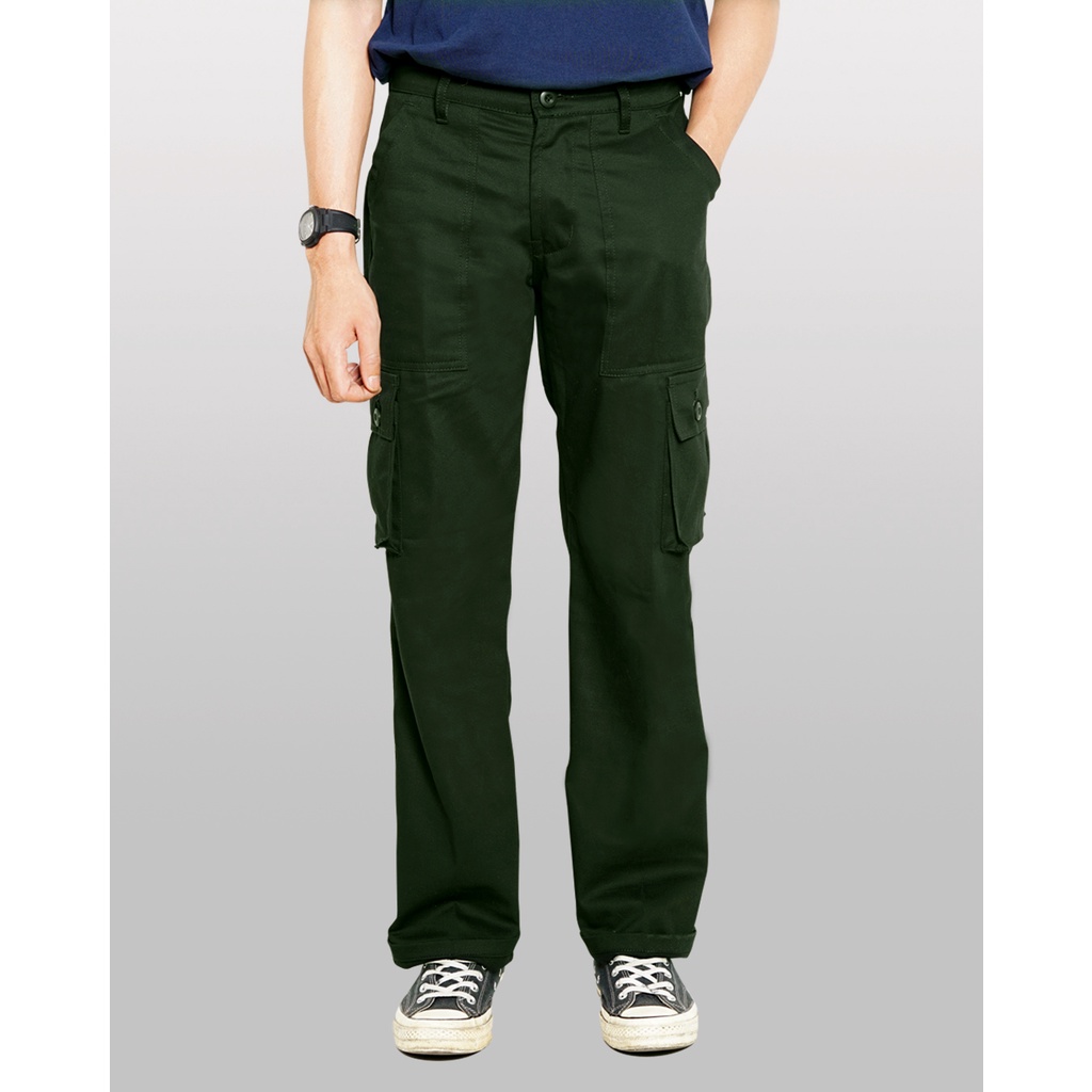 PLAIN AS DAY - TOBEY CARGO PANTS - ARMY