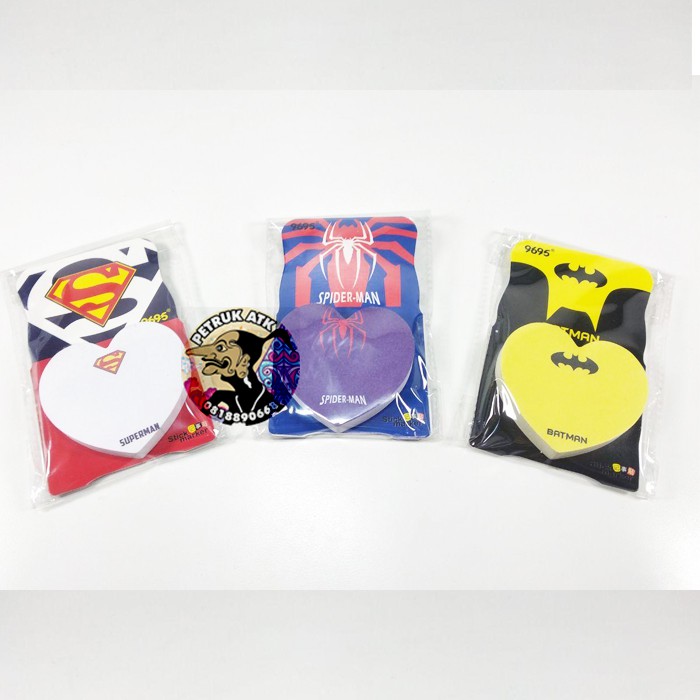 

[SET] KERTAS NOTES PEMBATAS BUKU HERO 9695*