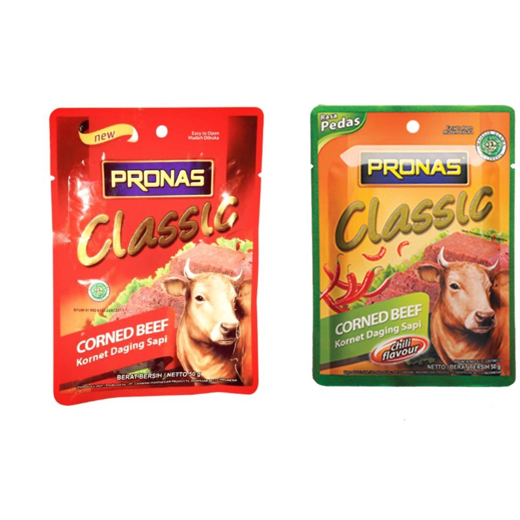 Pronas classic corned beef original 50g/centraltrenggalek
